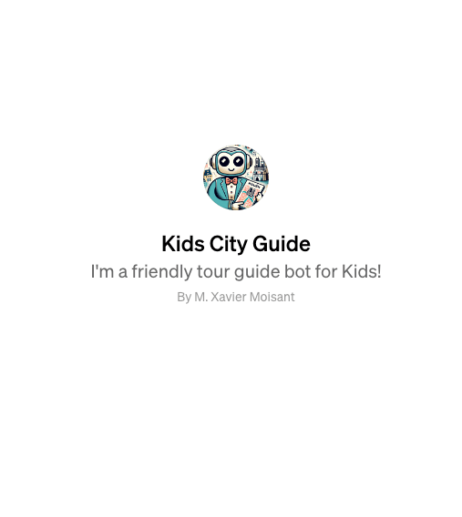 Icon of Kids City Guide GPT